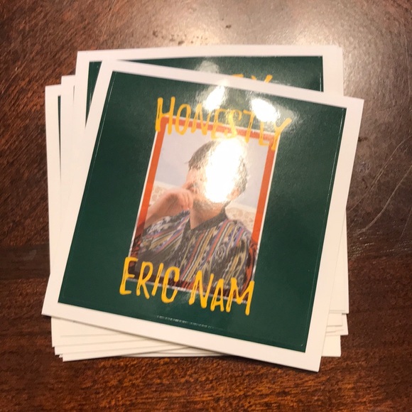 Eric Nam Honestly Sticker Kpop - Picture 3 of 4